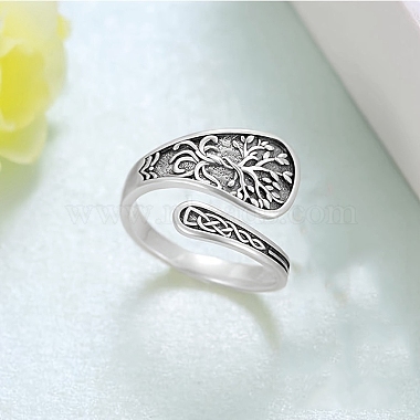 Tibetan Style Alloy Cuff Rings(PW-WG7FC57-01)-3