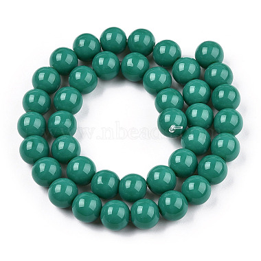 perles de verre opaques de couleur unie(X-GLAA-T032-P10mm-12)-2