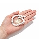 1 Strang weiße runde natürliche Howlith Perlen Stränge(X-TURQ-G091-8mm)-5