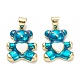 Brass Enamel Pendants(KK-A153-06G-A)-2