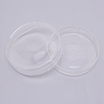 Glass Biochemical Petri Dish, Laboratory Equipment Accessories, Flat Round, Clear, 90~97x19mm, Inner Size: 85~93mm, 2pcs/set(GLAA-WH0022-36B)