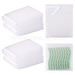 PE Film Bubble Bags, Self Adhesive Bubble Mailers, Rectangle, Clear, 19x15cm, Bag: 15x15cm(ABAG-TAC0035-14D)