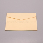 Colored Blank Paper Envelopes, Card Making Supplies for Birthday, Weddings, PeachPuff, 135x200x0.4mm(DIY-WH0312-02)
