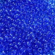 MIYUKI Round Rocailles Beads, Japanese Seed Beads, (RR150) Transparent Sapphire, 15/0, 1.5mm, Hole: 0.7mm, about 27777pcs/50g(SEED-X0056-RR0150)