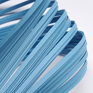 Quilling Paper Strips, Light Sky Blue, 390x3mm, about 120strips/bag(DIY-J001-3mm-B09)