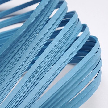 Quilling Paper Strips, Light Sky Blue, 390x3mm, about 120strips/bag