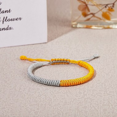 Nylon Threads Braided Bracelet(BJEW-SW00058-1)-5
