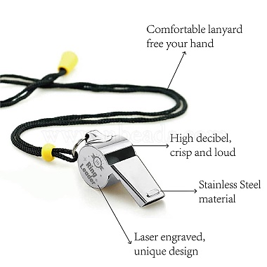 304 Stainless Steel Whistles(DIY-WH0344-011)-3