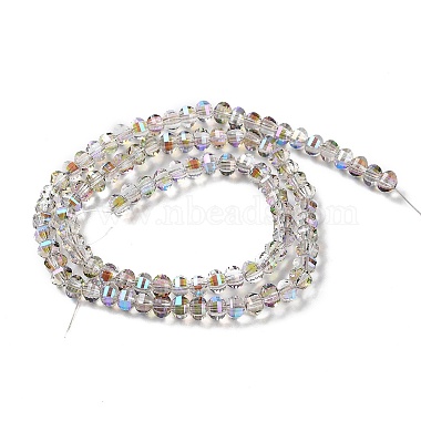 Transparent Electroplate Glass Beads Strands(GLAA-Q099-H01-07)-2