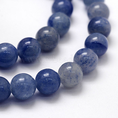 Natural Blue Aventurine Beads Strands(G-F380-6mm)-7