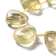 naturelles quartz citron brins de perles(G-P528-E01-01)-3