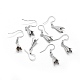 Brass Earrings Hook Findings(KK-L184-28P)-1