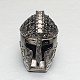 Brass Micro Pave Cubic Zirconia Gladiator Helmet Beads(ZIRC-H026-03B-RS)-1