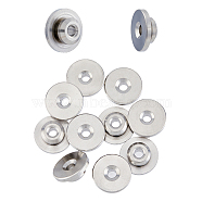 10Pcs 316 Surgical Stainless Steel Angel Adjustable Protector Sleeve, for Wire Rope Cable Railing, Stainless Steel Color, 18x6.5mm, Hole: 4.5mm(FIND-FH0005-90P)