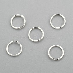 304 Stainless Steel Jump Rings, Open Jump Rings, Silver, 20 Gauge, 7x0.8mm, Inner Diameter: 5.4mm(STAS-H380-10S-P)