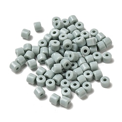 Opaque Acrylic Beads, Column, Gainsboro, 6.5x5mm, Hole: 2.2mm(SACR-Z001-01B)