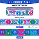 Ethnic Style Embroidery Polyester Ribbons(OCOR-WH0077-29B)-2