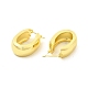 Brass Oval Thick Hoop Earrings for Women(EJEW-E273-04LG)-2