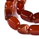 brins de perles d'agate rouge naturelle (teintes et chauffées)(G-T138-104)-3