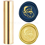 Wax Seal Stamp, Mini Brass Stamp Gun Wax Seal for Envelope Invitation Wedding Embellishment Bottle Decoration, Christmas Themed Pattern, 60x15mm(AJEW-WH0104-88-82)