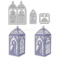 Wedding Theme Carbon Steel Cutting Dies Stencils, for DIY Scrapbooking, Photo Album, Decorative Embossing Paper Card, Stainless Steel Color, Lantern, 81~180x53~139x0.8mm, 3pcs/set(DIY-WH0309-1565)