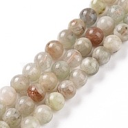 Natural Quartz Beads Strands, Round, 6.5mm, Hole: 1mm, about 64pcs/strand, 15.43''(39.2cm)(G-P488-04A)