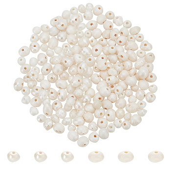 Elite 200Pcs 2 Colors Natural Cultured Freshwater Pearl Beads Strands, Potato, Mixed Color, 1.5~2x1.5~3x1.5~2mm, Hole: 0.5mm, 100pcs/color