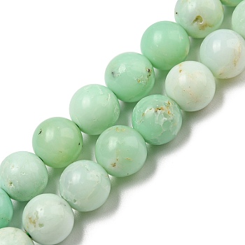 Grade A Natural Chrysoprase Beads Strands, Round, 8mm, Hole: 0.8mm, about 48pcs/strand, 15.16''(38.5cm)