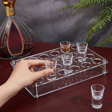 24-Hole Acrylic Beer Cup Holder(ODIS-WH0099-10A-02)-3