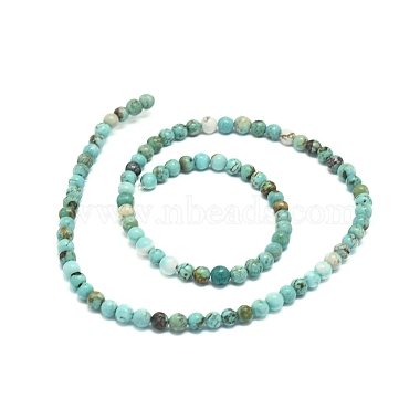 Natural Howlite Beads Strands(G-L555-02-6mm)-2