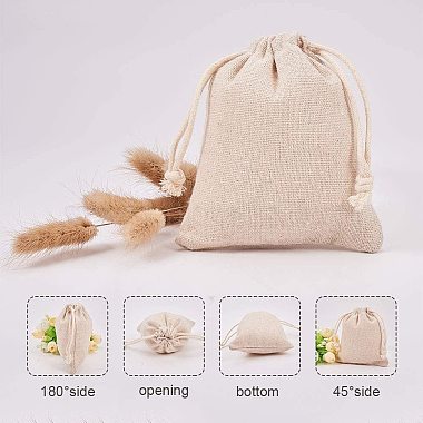 Cotton Packing Pouches Drawstring Bags(ABAG-PH0002-31)-5