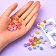 600Pcs 10 Colors Transparent Acrylic Beads(MACR-YW0001-83)-5