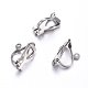 304 Stainless Steel Clip-on Earring Findings(X-STAS-O110-21P)-1