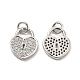 Brass Micro Pave Clear Cubic Zirconia Charms(KK-E068-VB126)-1
