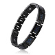 SHEGRACE Stainless Steel Panther Chain Watch Band Bracelets(JB660B)-1