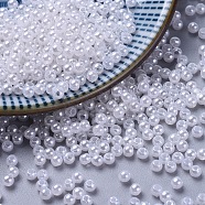 Imitated Pearl Acrylic Beads, Round, White, 3mm, Hole: 1mm, about 35000pcs/500g(PACR-3D-1)