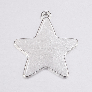 Tibetan Style Alloy Stamping Blank Tag Pendants(X-EA085Y-NF)-2