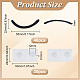 20 Sets Non-Woven Cake Insert Card Decoration(AJEW-FG0004-74B)-2