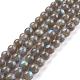 Aa grade pierre naturelle perles rondes de labradorite brins(G-E251-33-8mm)-4