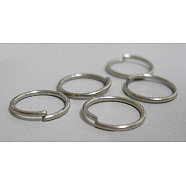 304 Stainless Steel Open Jump Rings, Stainless Steel Color, 18 Gauge, 5.5x1mm, about 3.5mm inner diameter, about 250pcs/50g(X-STAS-E066-07-5.5mm)