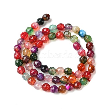 Natural Agate Round Beads Strand(X-G-L084-6mm-08)-3