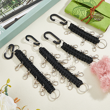 4Pcs 2 Styles Alloy Keychains(HJEW-FH0001-70)-4