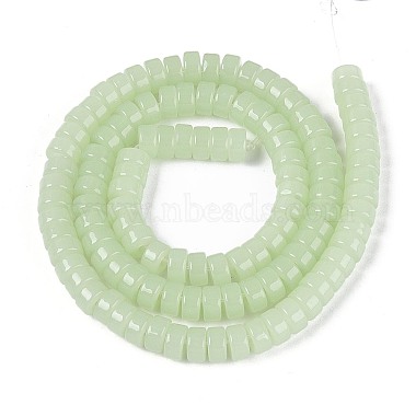 模造ヒスイガラスビーズストランド(GLAA-N026-3x6mm-J03)-2