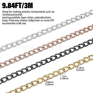 Aluminium Twisted Curb Chains(CHA-YW0001-05)-6