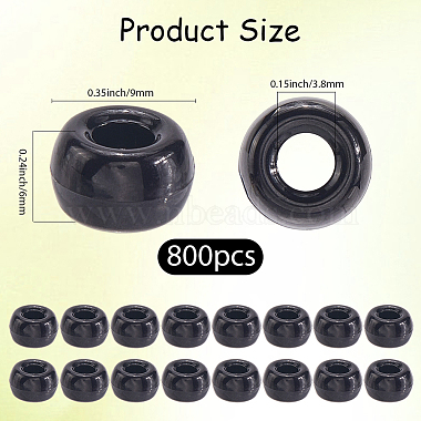 800pcs perles en plastique opaques(KY-SP0001-47G)-2