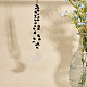ムーンナチュラルクォーツクリスタルカーハンギングペンダント装飾(HJEW-PH01735)-4