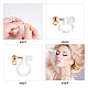 Plastic Clip-on Earring Findings(KY-P007-F01)-6