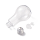 (vente de clôture défectueuse : moins d'accessoires) bouteille en forme d'ampoule en plastique créative(AJEW-XCP0001-73)-1