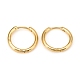 Brass Huggie Hoop Earrings(KK-D160-55G)-1