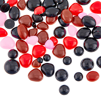 24 Style Plastic Doll Safety Noses, Noses Cabochons, Toy Accessories, Mixed Color, 5~12x2~4mm, 1150pcs/box
